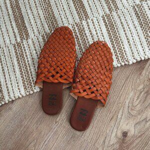Billabong Brown Woven Mules
